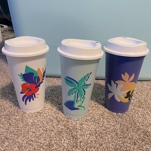 Starbucks cold cups all 3 sold as set